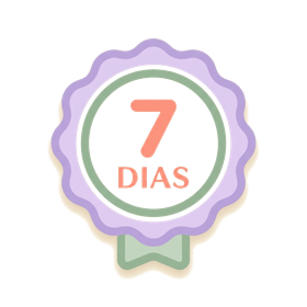 Selo de garantia de 7 dias